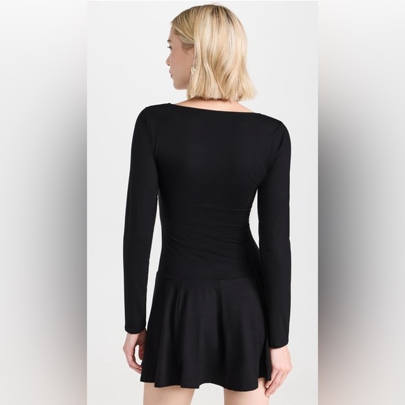 Reformation Coen Knit Dress in Black - Picture 2 of 6